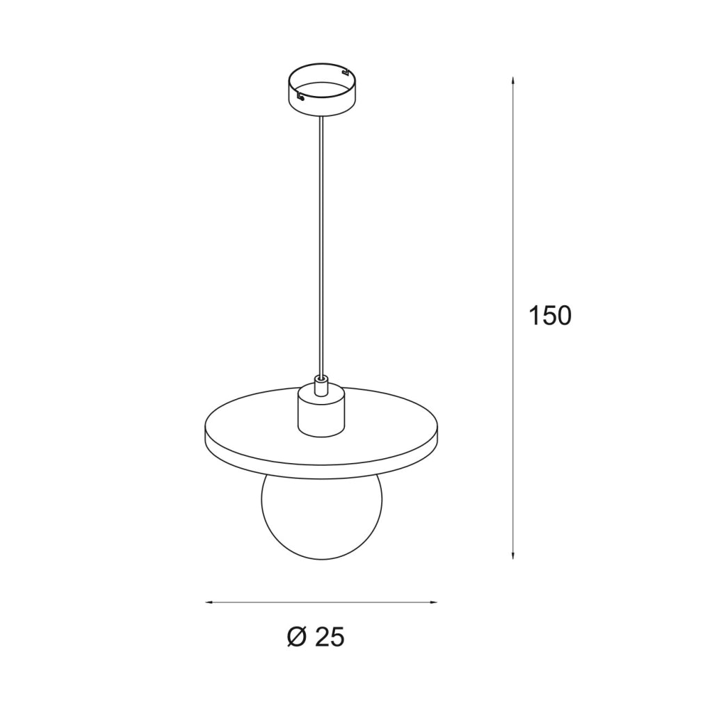 Lampada sospensione moderna sfera vetro bianco pietra G9 7W