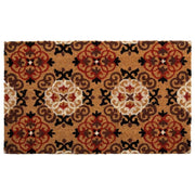 Zerbino PVC stampato marrone 45x75