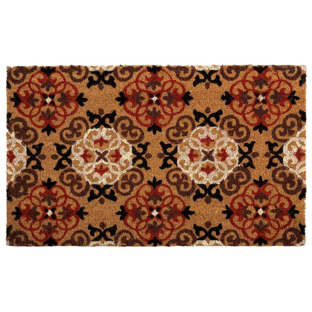 Zerbino PVC stampato marrone 45x75