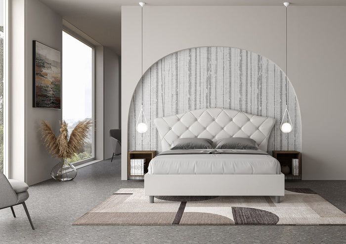 Letto Matrimoniale 160x210 cm con Rete Langre Similpelle