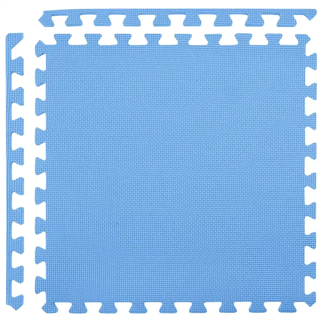 Tappetino a Incastro 6 pz 2,16 m² in Schiuma EVA Blu 92464