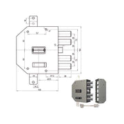 Serratura Sic.Triplice Sx Dm 2250 Cr