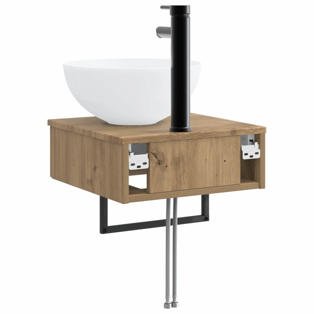 Lavabo da Parete Rovere Artigianale 40 x 41 x 40,5 cm 890187