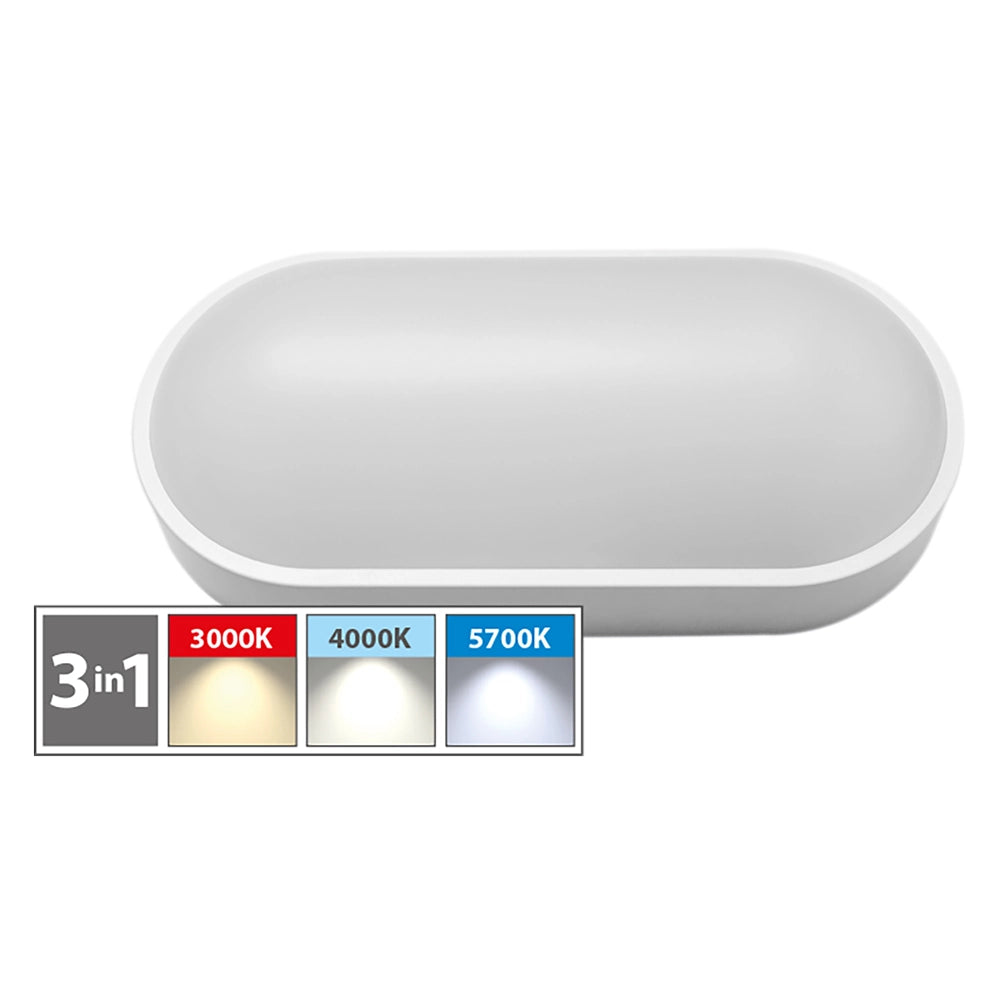PLAFONIERA LED OVALE 'BV' 12W - 800 lumen  - NOVAITALIA