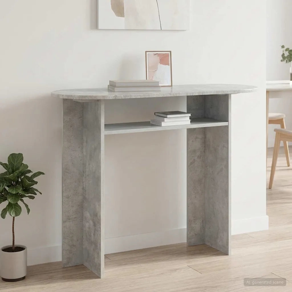 Tavolo consolle Grigio Cemento 100 x 39,5 x 75 cm