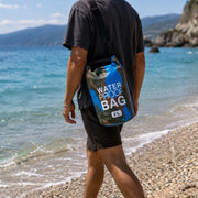 Semebate, Borsa Impermeabile Capacità 2 lt, blu Mimetica