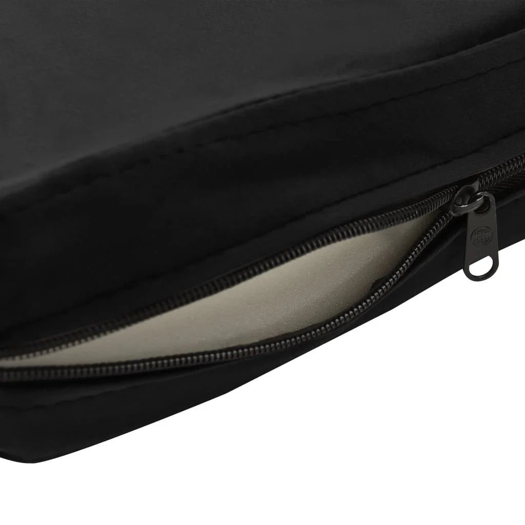 Divano per cani nero 72 cm peluche nero 02_0000206