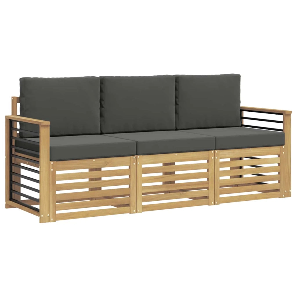Set divani Legno di Acacia Massello