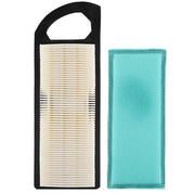 Filtro d'aria di alta qualità per Stratton - Dimensioni 22,5 x 7,8 x 3,8 cm - Codici OEM 697153/698083/795115 - Adatto per PS: 14-18 - Tipo motore OHV - Filtro dell'aria per motori