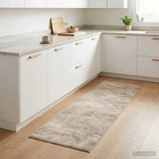 Tappeto da Cucina Cemento beige 150 x 45 cm 100% Poliammide 42045701