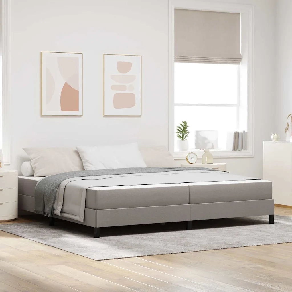 Letto a molle con materasso Talpa 200 x 200 cm Tessuto