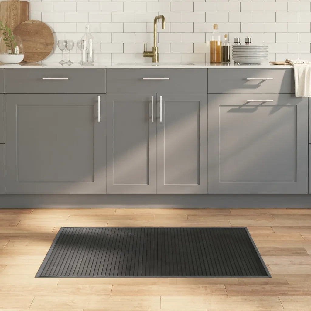 Tappeto Rettangolare Grigio 60x100 cm in BambÃ¹