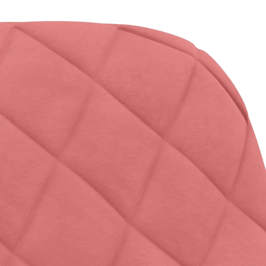 Sedie da Pranzo 2 pz Rosa in Velluto cod mxl 29142