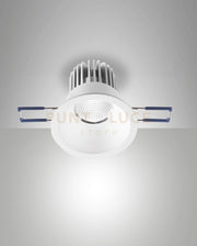 SIGMA SYSTEM INCASSO CORNICE TONDO ARRETRATO FISSO A LED  7W 3000K 800LM IP40