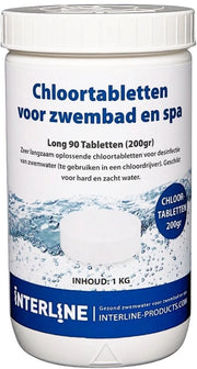 Tavole di cloro - 1 kg - Tavole da 200 gram - Azione rapida & Dissolvenza lenta