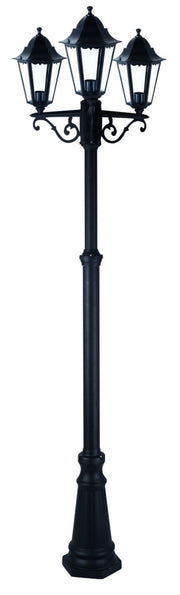 LAMPIONE SU PALO SERIE MINERVA 3 LUCI 208 H Cm.