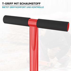 Costipatore manuale 11,5 kg in acciaio piastra di 20x20cm Compattatore terreno