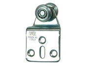 CARRELLO A DUE RUOTE IN ACCIAIO PER PORTE SCORREVOLI- - ø mm.15 (art.12) - 10 pezzi OMGE