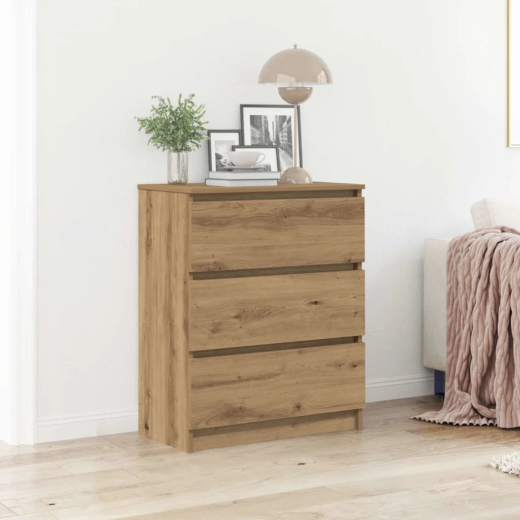 Credenza Rovere Artigianale 60x35x76 cm in Legno Multistrato 862492
