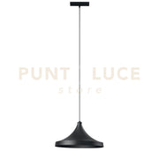 SOSPENSIONE DAVINCI CYMBAL NERO LED 48V 18W 1855LM 4000K 19X16,1X38CM