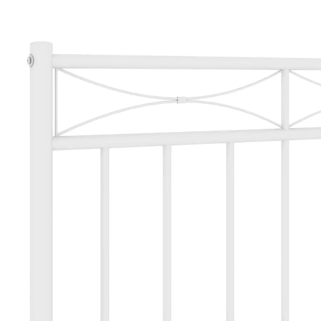 Testiera di Ricambio in Metallo Bianco 75 cm 373766