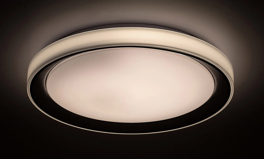 Plafoniera LED RGB WiFi Rabalux Everest 51cm 40W cromo
