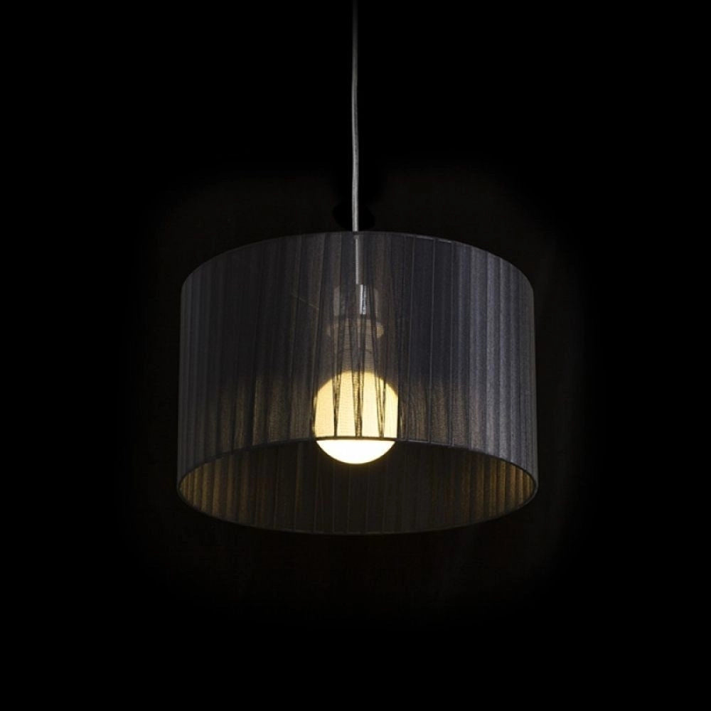Lampadario GLAMOUR 35/20 a sospensione nero 230V E27 28W