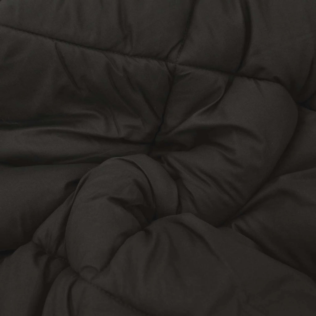Piumone Completo Annuale Nero e Talpa 220 x 260 cm Microfibra