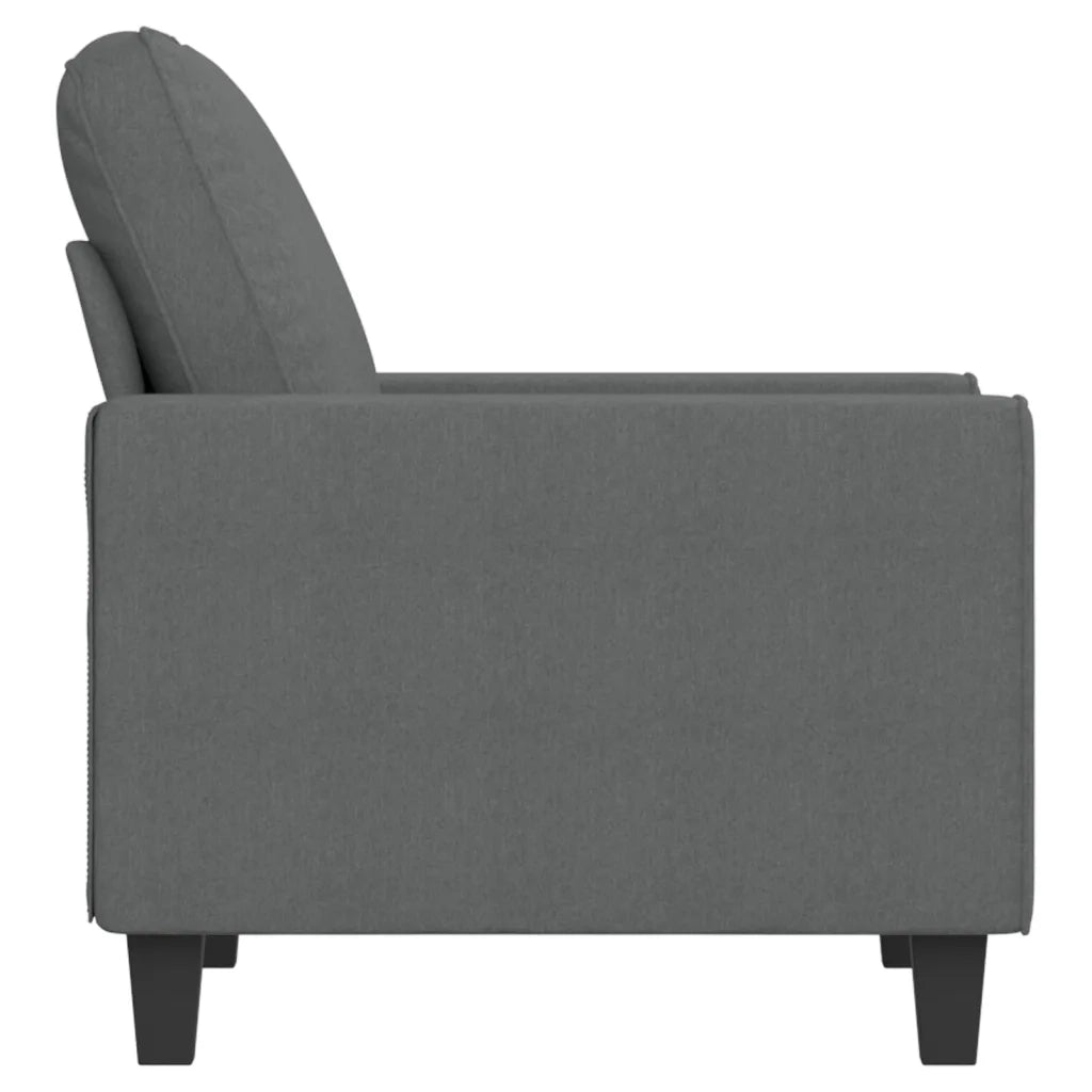 Poltrona Grigio Scuro 60 cm in Tessuto 359376