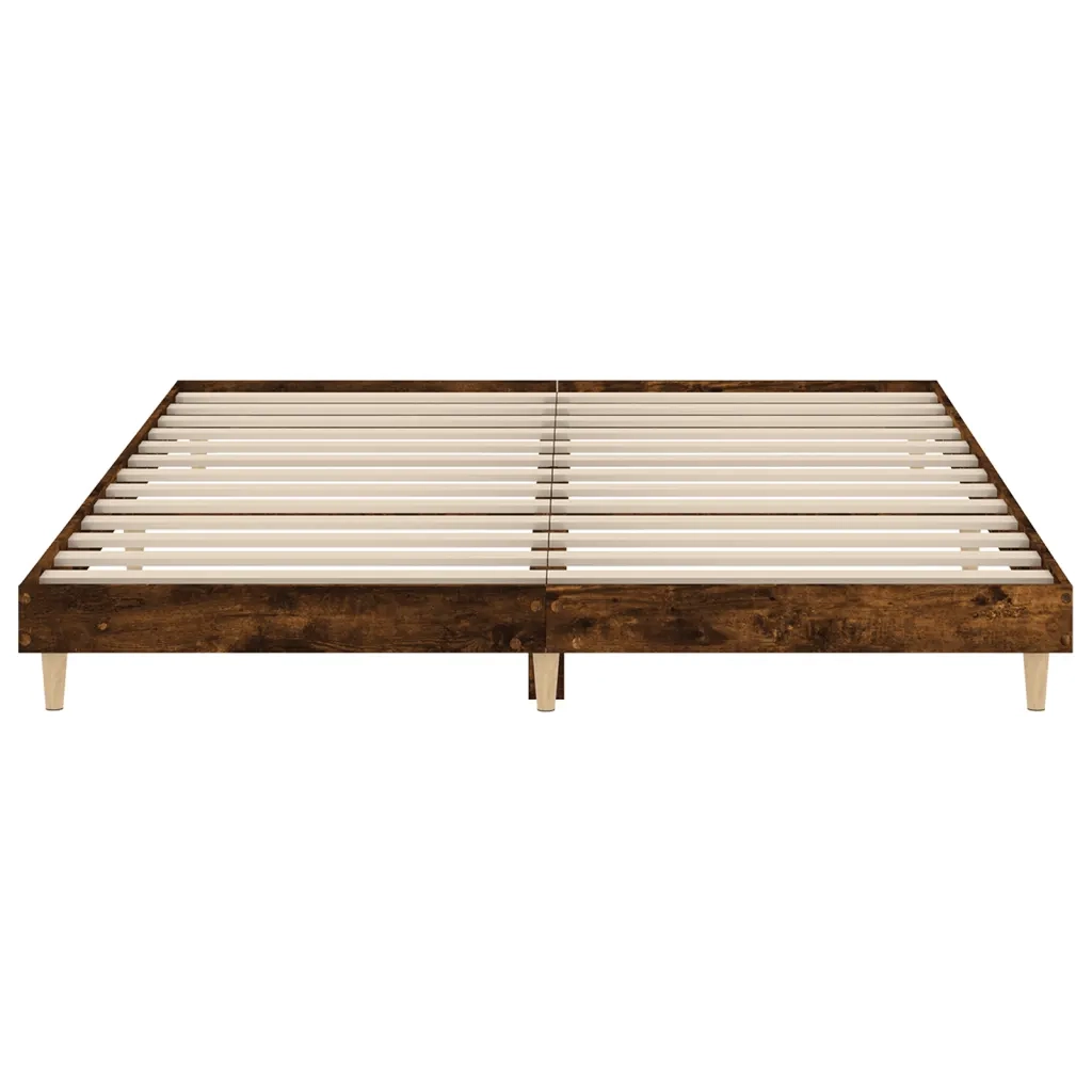 Giroletto senza Materasso Rovere Fumo 160x200 cm in Truciolato
