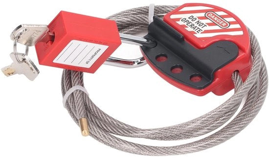 Cavo in PVC shockbestendente e UV-resistente, slot a cavi 1,8m con numeri e giri, diametro 38mm