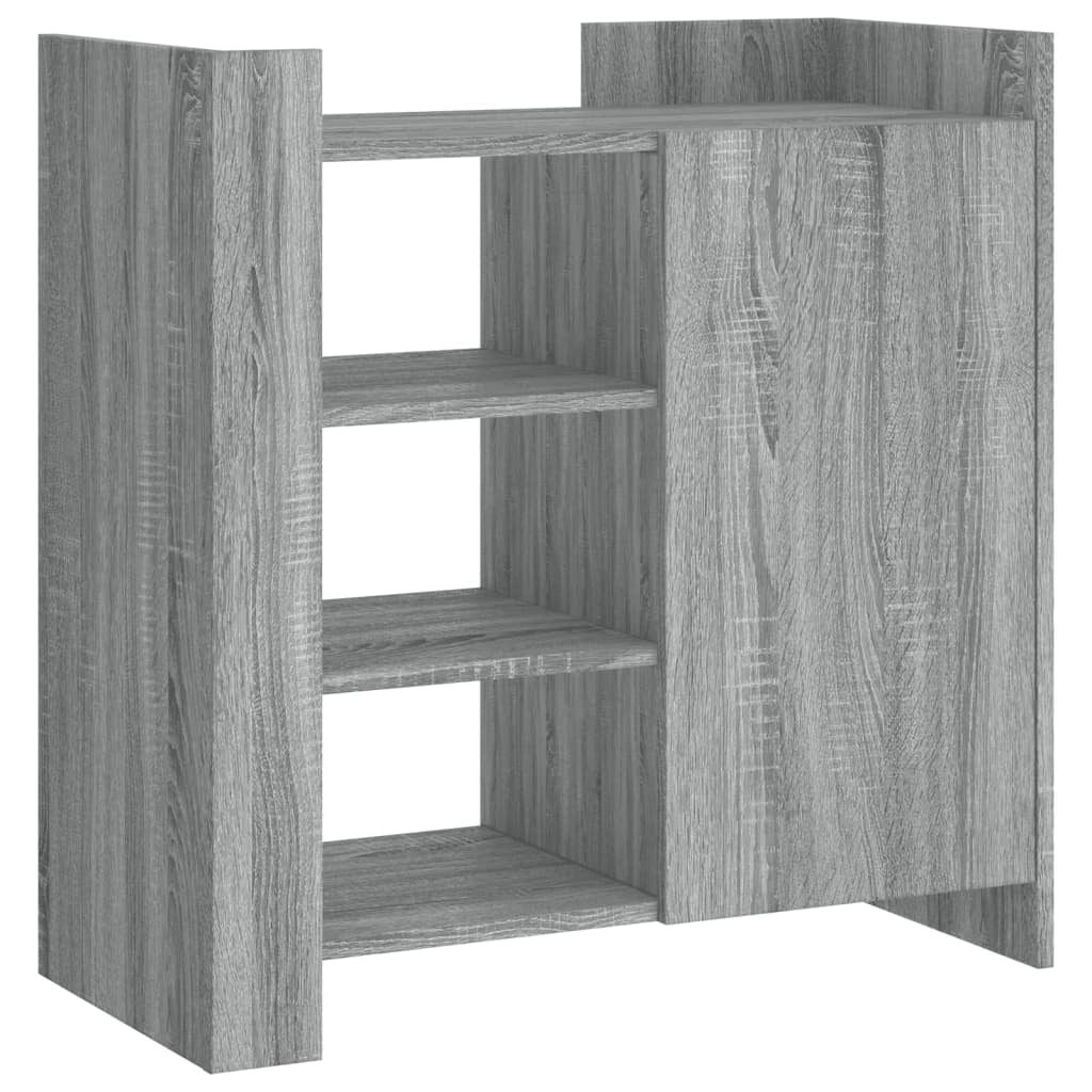 Credenza cassettiera armadio mobile contenitore organizer per cucina soggiorno salotto Sonoma 73,5 x 35 x 75 cm legno ingegnerizzato grigio 02_0036522
