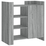 Credenza cassettiera armadio mobile contenitore organizer per cucina soggiorno salotto Sonoma 73,5 x 35 x 75 cm legno ingegnerizzato grigio 02_0036522