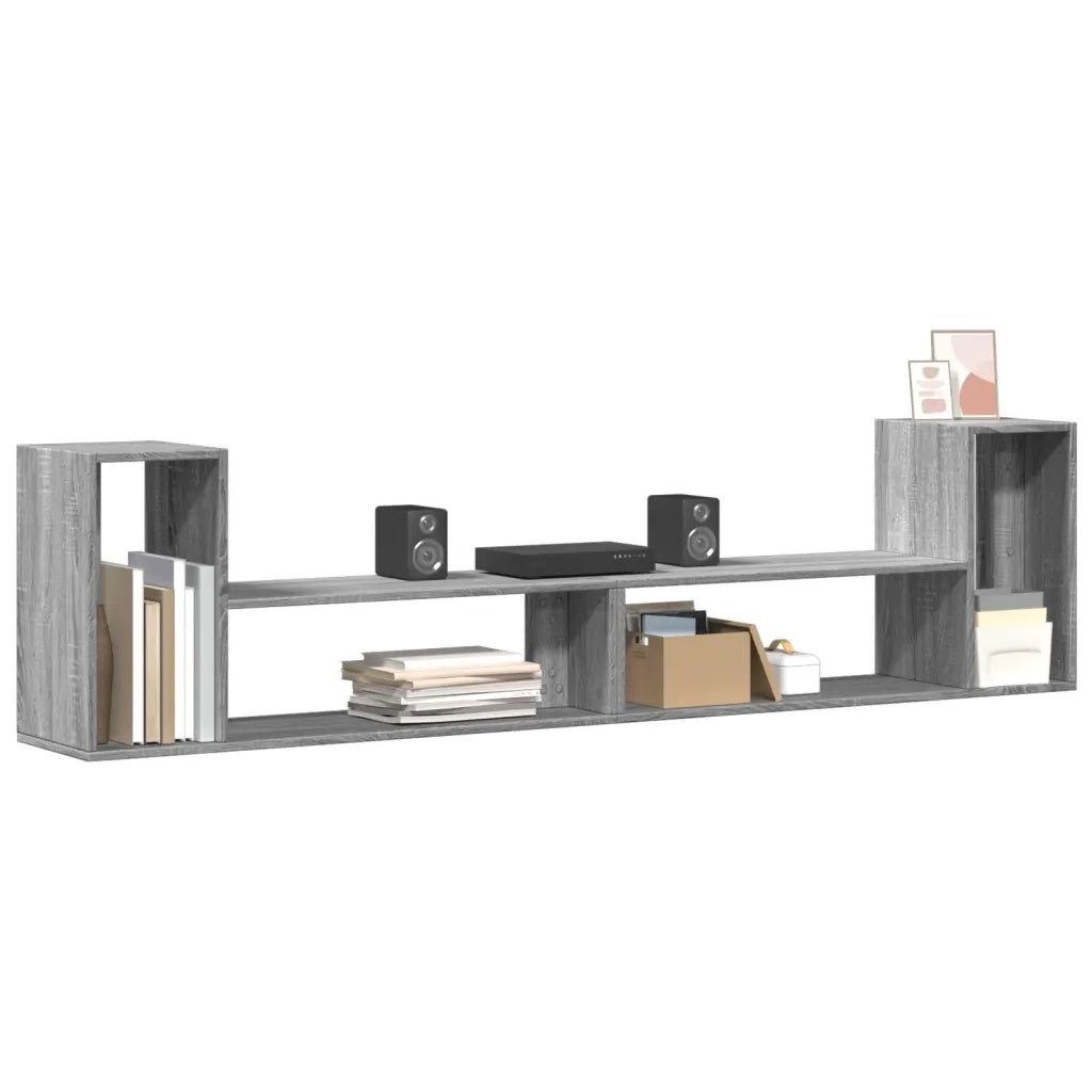 Mobili TV 2 pz Grigio Sonoma 100x30x50 cm in Legno Multistrato 840798