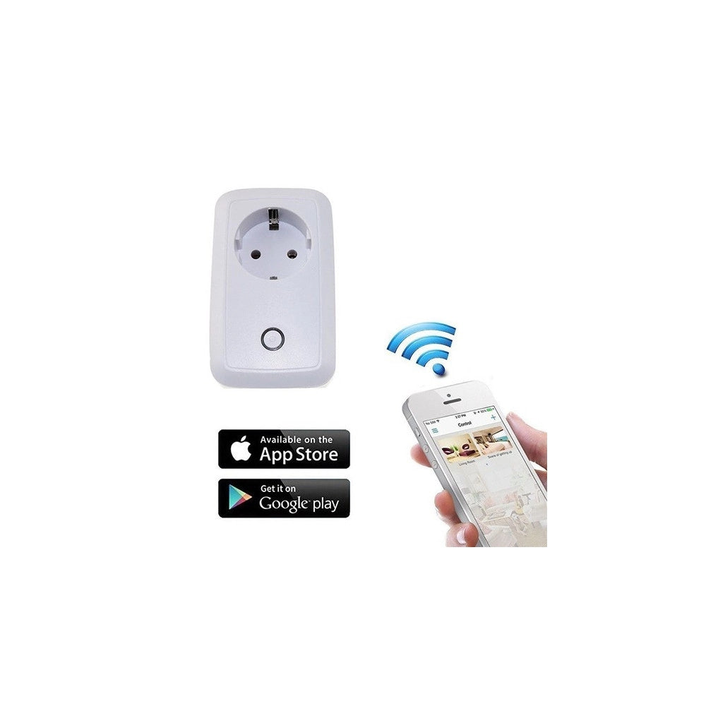 Trade Shop - Presa Di Corrente Intelligente Controllabile Con Il Wifi - Smart Power Plug -