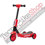 Monopattino Elettrico per Bambini Deluxe 3 Ruote + Casco e Kit Protezioni-Rosso