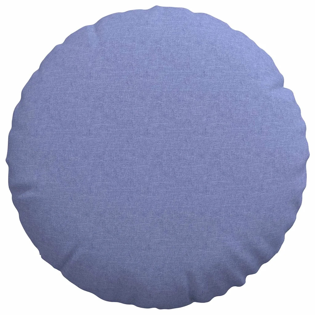 Cuscini per Seduta 2 pcs Blu jeans Ø80 x 29 cm Tessuto 42014245