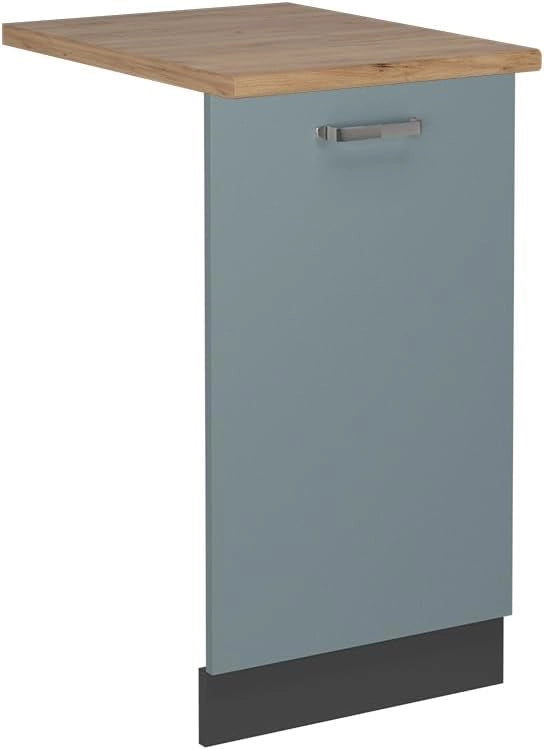 Mobiletto base per cucina R-Line, Quercia dorata, 60 cm, AP Oak, per la libera combinazione all'interno di sistemi cucina modulari