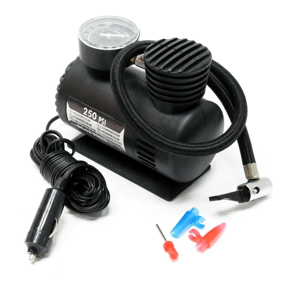 Mini compressore d'aria 12V 17 bar 250 psi con adattatore per accendisigari 16_0002634