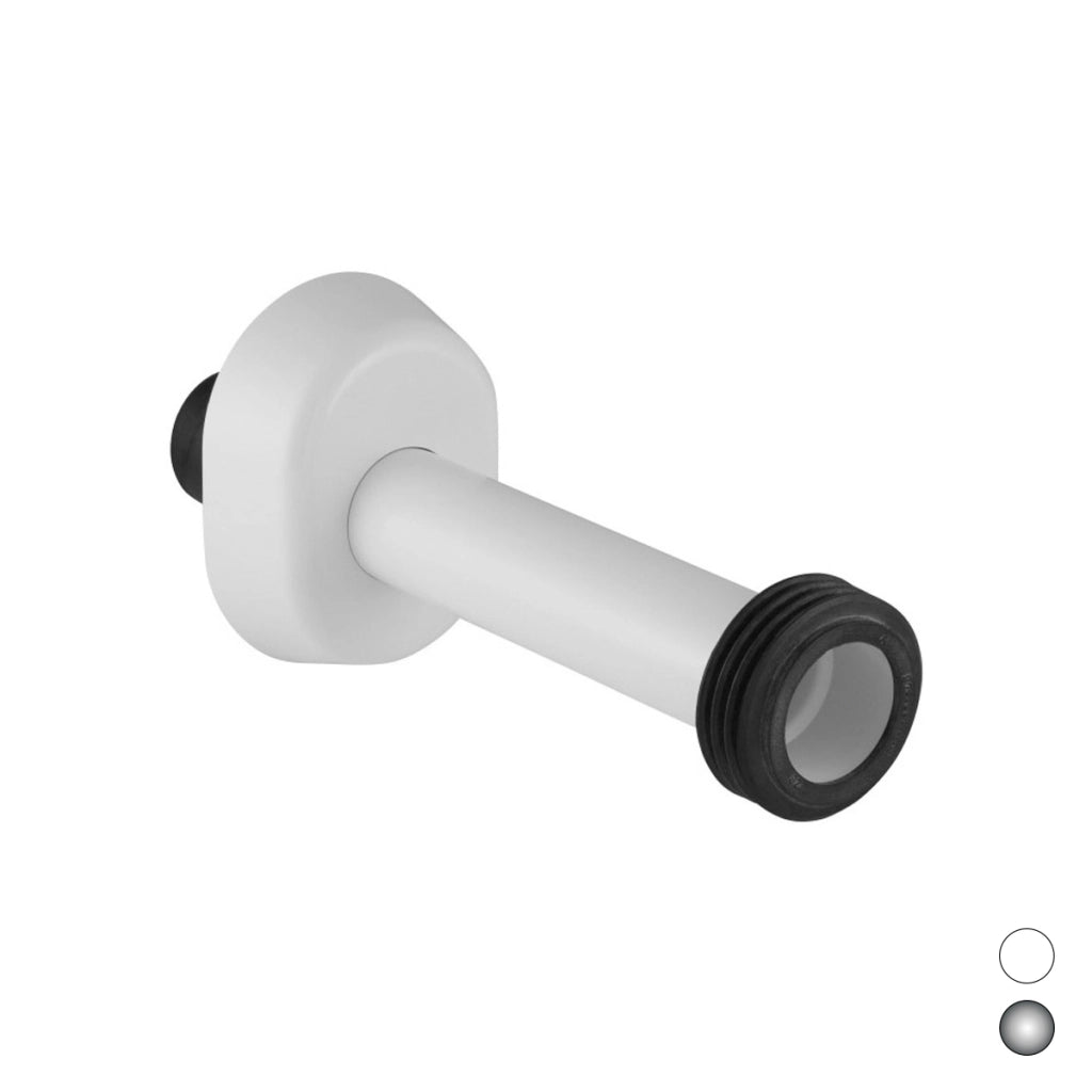 CANOTTO D'ALLACCIAMENTO PER CASSETTA UNICA+  GEBERIT- Diam. 40/44 L.250 Bianco- GEBERIT- pezzi 1