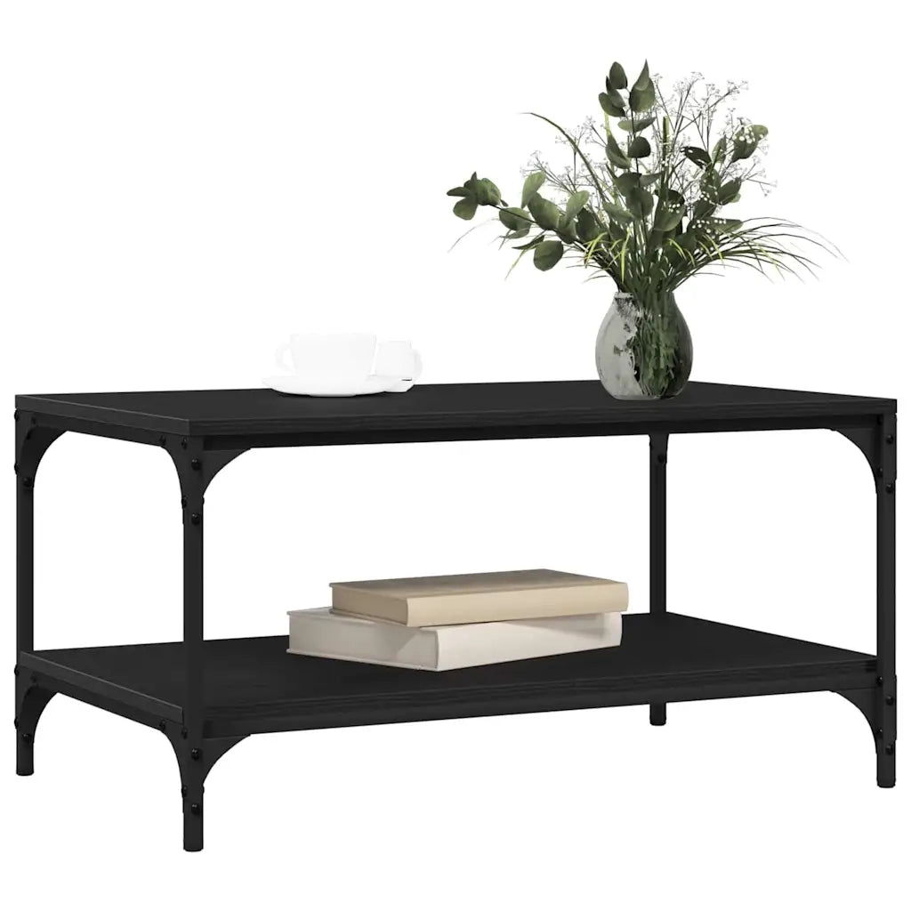 Tavolino da salotto Rovere Nero 82 x 50 x 40 cm 883496