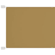 Paravento Verticale Beige 140x420 cm in Tessuto Oxford