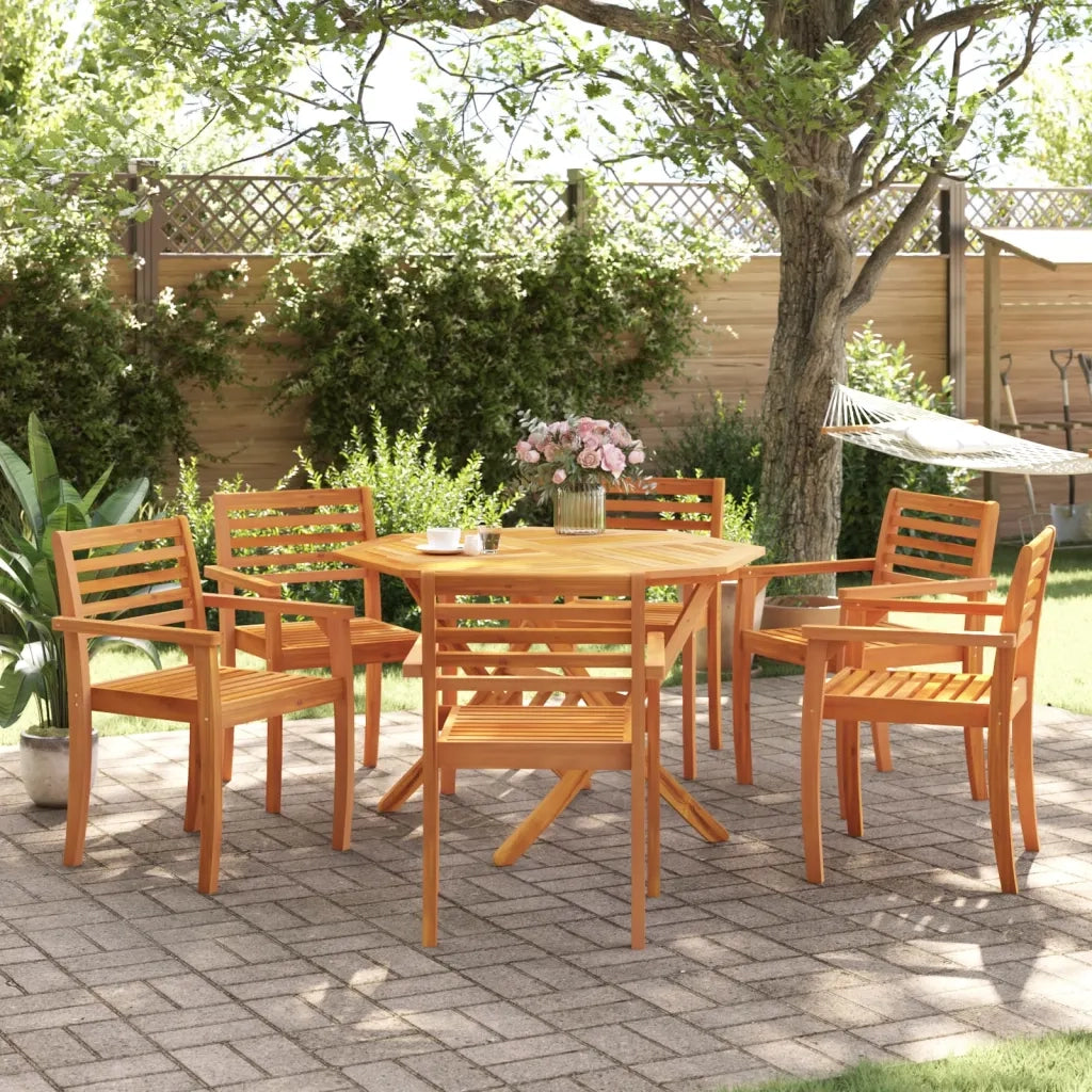Sedie da Giardino 6 pz 59x55x85 cm Legno Massello di Acacia 3216304