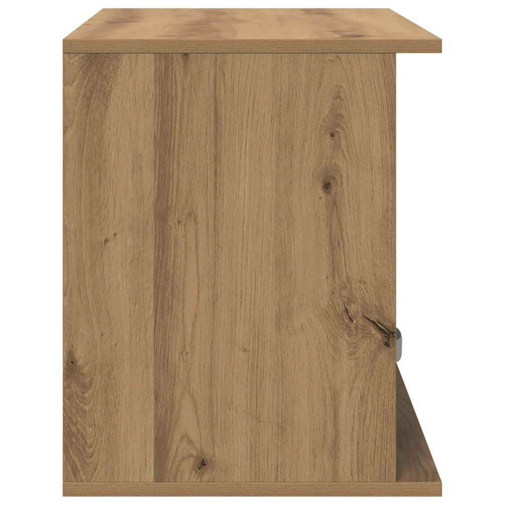 Supporto TV con cassetto Rovere artigianale 79 x 40 x 48 cm 8000467