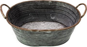 Scatola di ghisa per decorazione di giardino - vaso per piante all'aperto - decorazione di matrimonio - grande vaso per fiori (44 cm)