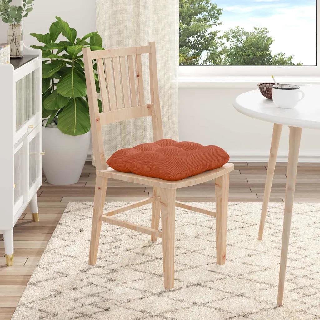 Cuscini per Seduta 4 pcs Rosso Arancio 45 x 45 cm 42015145