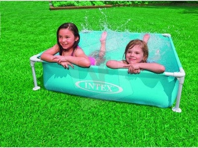 PISCINA BIMBO QUADRATA MINI FRAME INTEX CM. 122X122X30H
