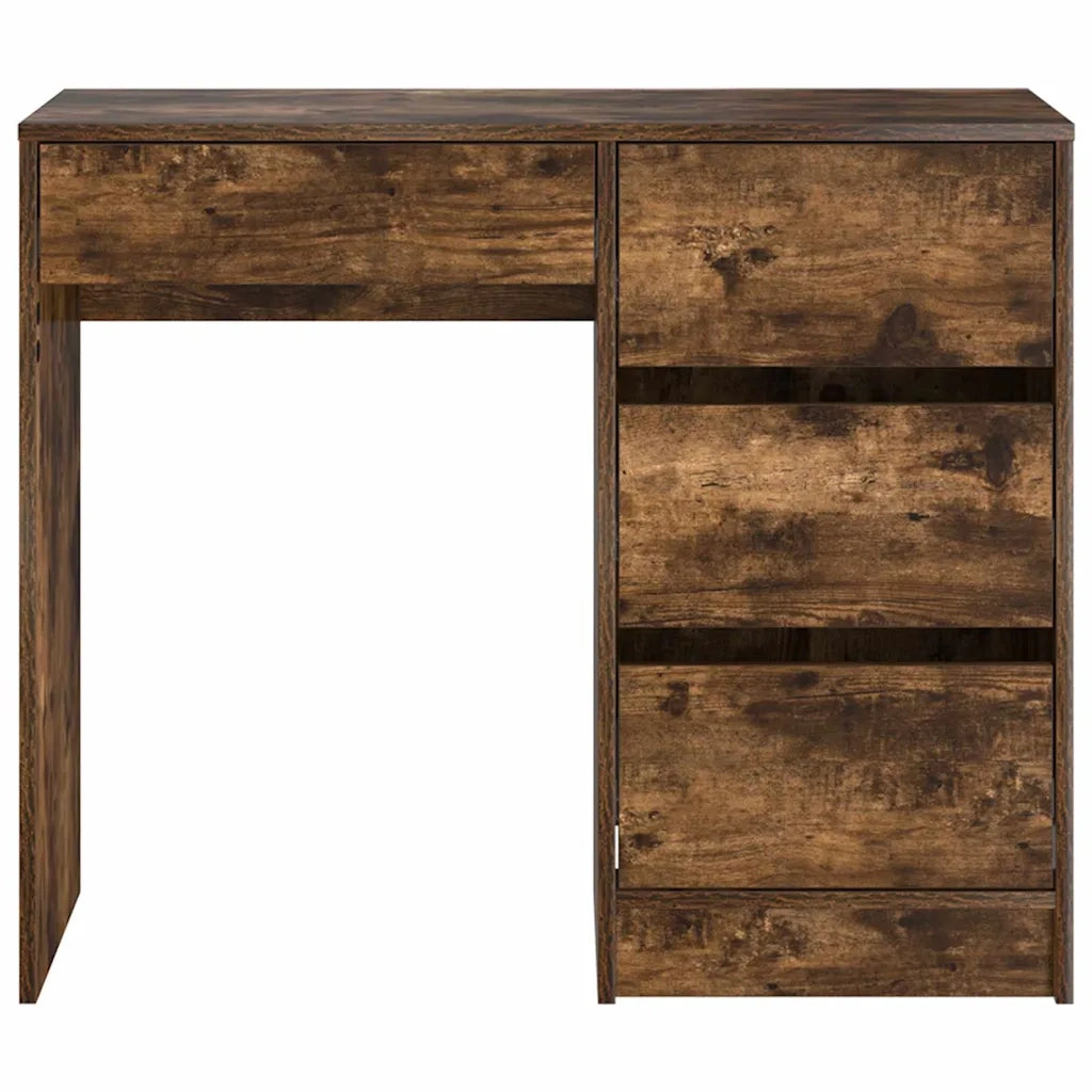 Scrivania Rovere fumé 90 x 37.5 x 75 cm Legno multistrato 869494