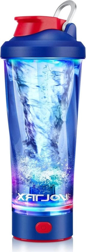 Shaker elettrico per proteine - Aggiornamento IXP7 Impermeabile USB C - Potente per shake di proteine liscie - Tazza BPA gratuita 600ml