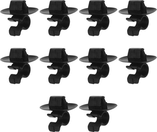 Supporto di sostegno a vite - 10x Viti in ABS - Compatibile con Vauxhall Vivaro A (2001-2014) - Duraturo - Solido - Sostituzione efficace - Viti di capotto